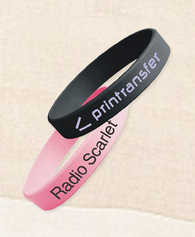 βραχιολάκια σιλικόνης - εκτύπωση